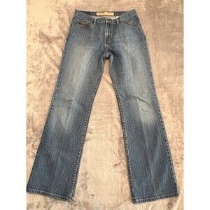 Eddie Bauer Jeans Women 10 Blue Bootcut Stretch Medium Wash Preppy Casual